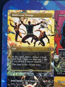MTG Marvel SpiderMan Arachnogenesis, Multiversal Passage, Savage Beating, & More - Image 2