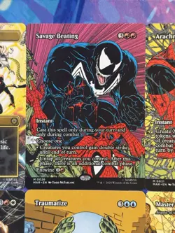 MTG Marvel SpiderMan Arachnogenesis, Multiversal Passage, Savage Beating, & More - Image 3