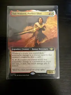 Taii Wakeen, Perfect Shot (Extended Art) Outlaws of Thunder Junction Foil #365 - Image 1