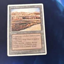 Magic The Gathering Strip Mine MP/HP - Image 1