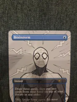 Spider-man Brainstorm (7013) Secret Lair (Non-Foil) Chase Card MTG Super Rare - Image 2