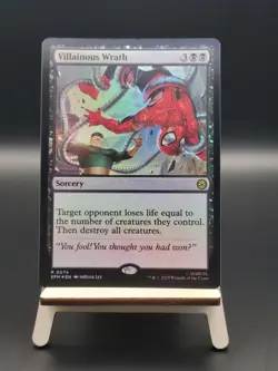 Villainous Wrath (Foil) - #74 - Rare - Marvel's Spider-Man - Image 1