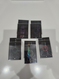 ALL 5 Oil Slick MTG Raised lands Foil Phyrexian Compleat Bundle x2 - Image 1