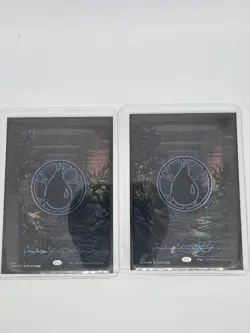 ALL 5 Oil Slick MTG Raised lands Foil Phyrexian Compleat Bundle x2 - Image 5