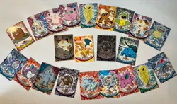 1999 Pokemon Topps Cards Blue Logo bundle including charizard and holographics - Image 1