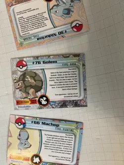 1999 Pokemon Topps Cards Blue Logo bundle including charizard and holographics - Image 4