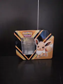 2020 Eevee Pokemon TCG V Powers Collectible Tin Only(No Cards Included) Trl8#22 - Image 1