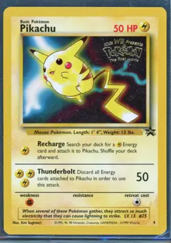 Pokemon Cards - Pikachu 4 - Black Star Promo - eBay Live Sun 12th 6:30pm - Image 1
