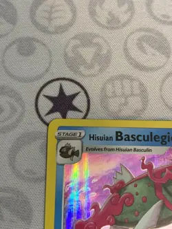 C1686 POKEMON TCG HISUIAN BASCULEGION HOLO NM #SWSH205 ASTRAL RADIANCE BLK PROMO - Image 3