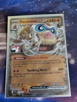 Play! Pokemon Prize Pack Series 7 Journey Together 079/159 Mamoswine ex - Image 1