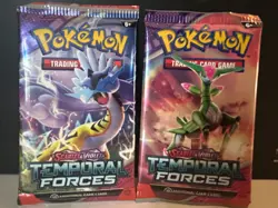 2X Pokemon TCG Temporal Forces Booster Packs - Brand New, Unweighed, Lot - Image 1
