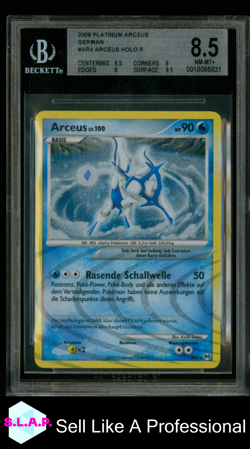 ARCEUS HOLO R 2009 POKEMON PLATINUM ARCEUS GERMAN AR4 BGS 8.5 - Image 1