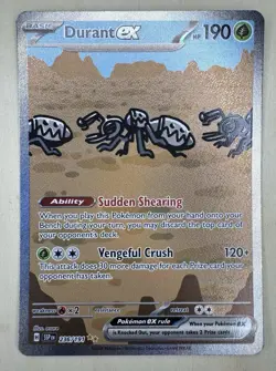 Pokemon TCG Durant EX 236/191- SIR- Surging Sparks- NM Condition - Image 1