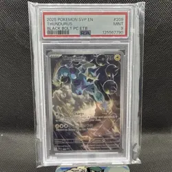 THUNDURUS #209 POKEMON CENTER ETB BLACK STAR PROMO 2025 POKEMON BLACK BOLT PSA 9 - Image 1