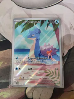 🔥Carte Pokemon Lokhlass d'Ondine 194/182 AR Rivalites Destinees FR NEUF - Image 1