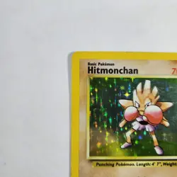 Hitmonchan 7/102 - Rare Holo - Pokemon TCG - Base Set - MP - Image 3