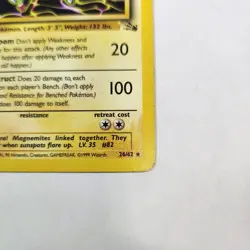 Magneton 26/62 - Rare - Pokemon TCG - Fossil - LP - Image 3