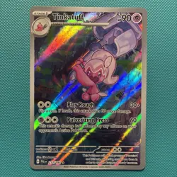 Pokemon TCG Tinkatuff 217/193 SV Paldea Evolved Illustration Rare - Image 1