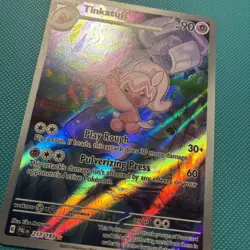 Pokemon TCG Tinkatuff 217/193 SV Paldea Evolved Illustration Rare - Image 2