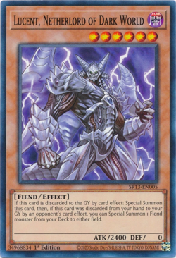 Yugioh! Lucent, Netherlord of Dark World - SR13-EN005 - Common - 1st Edition Nea - Image 4