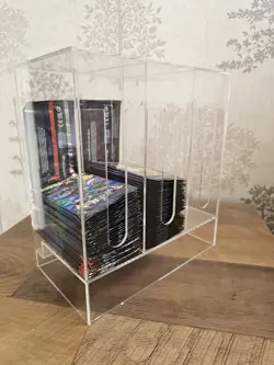 3 Slot Acrylic TCG Premium Booster Pack Dispenser/Display/Clear/Pokemon/Yu-Gi-Oh - Image 3