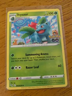 Pokemon Go TCG Card Ivysaur 002/078 - Image 1