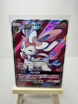 Sylveon GX (Full Art) 140/145 Sm-Guardians Rising Holo Pokemon Card - Image 1