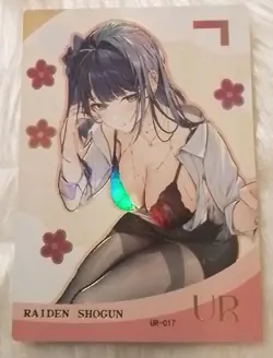 RAIDEN SHOGUN UR UR-017 Goddess of Power Goddess Story Anime Collectible Card - Image 1