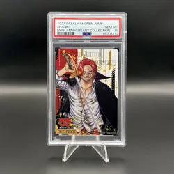 PSA 10 Shanks Shonen Jump 55th Anniversary Japanese One Piece Card - Image 1