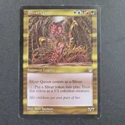 Sliver Queen Stronghold Regular Card Magic The Gathering Rare EX - Image 1