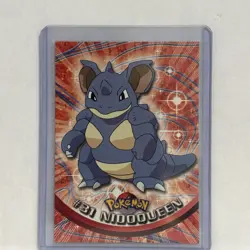 Pokemon Topps TV Animation Card | Nidoqueen #31 Black Logo - Image 1