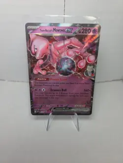 Team Rocket’s Mewtwo EX 205 Promo Destined Rivals Pokemon Card - Image 1
