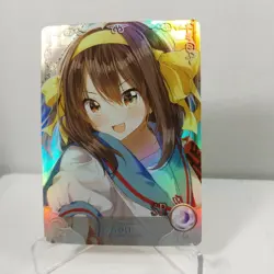 Haruhi Suzumiya Goddess Story - Anime Waifu Custom Trading Card SR - Image 1