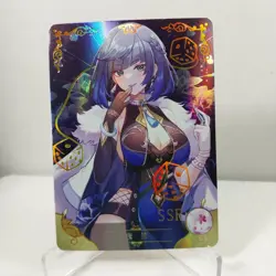 Yelan Goddess Story - Anime Waifu Custom Trading Card SSR - Image 1