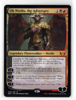 MtG SNC Ob Nixilis, the Adversary #206 Non-Foil - Image 1