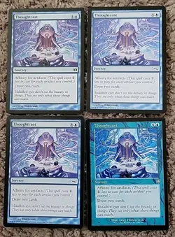 Thoughtcast X4 Mirrodin Various Sets Magic MTG 4x Playset NM-LP - Image 1