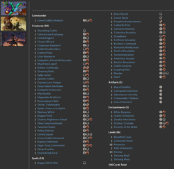 Green Goblin, Nemesis MTG EDH Commander Deck, Goblin Discard! - Image 2
