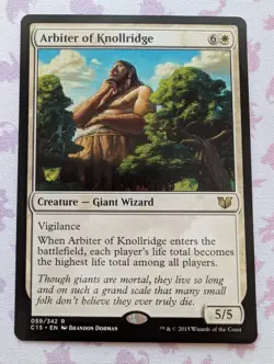 x1 Arbiter of Knollridge R MTG Commander 2015 NM, English - Image 1
