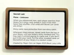 MagicCon Atlanta 2025 Exclusive Black Lotus Unknown Planechase - Sealed MTG NEW - Image 1