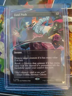 MTG Spider-Man FATAL PUSH 7020 Secret Lair Drop Bonus Card NM Non-Foil - Image 1