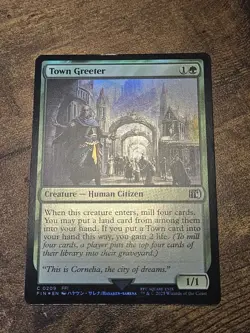 Town Greeter 1x MTG Final Fantasy NM Magic The Gathering FOIL - Image 1