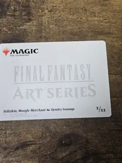 MTG Final Fantasy Art Series Stiltzkin, Moogle Merchant NM Art Card - Image 2