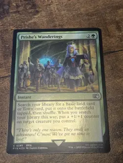 Prishe's Wanderings FOIL Final Fantasy NM MTG Magic The Gathering Common - Image 1
