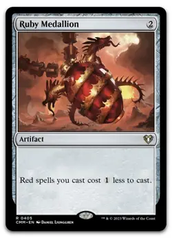 Ruby Medallion #405 (NM) Commander Masters CMM Magic MTG pack fresh - Image 1