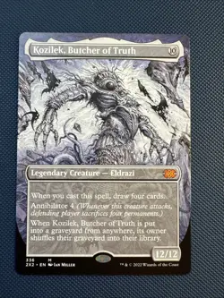 MTG Kozilek, Butcher of Truth (Borderless) - Double Masters 2022 (2X2) NM - Image 1