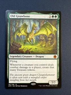 MTG Old Gnawbone - Adventures in the Forgotten Realms (AFR) NM - Image 1