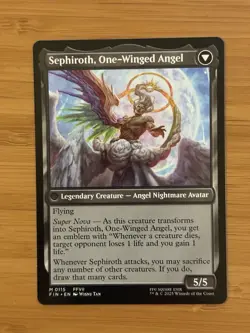 Sephiroth Fabled SOLDIER 115 FINAL FANTASY NM MTG Magic The Gathering Non Foil - Image 2