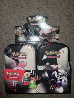 Pokemon Black Bolt & White Flare Unova Mini Tin Display EMPTY BOX (NO CARDS) - Image 1