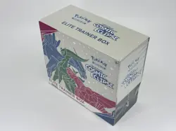 Pokemon Cosmic Eclipse Elite Trainer Box ETB sealed w/tear w/ plastic protector - Image 1