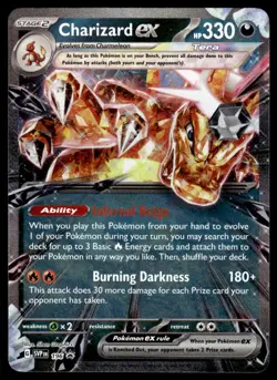 Pokemon TCG SV Promos #196 Charizard ex NM - Image 1